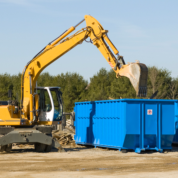 are there any restrictions on where a residential dumpster can be placed in Shasta Lake